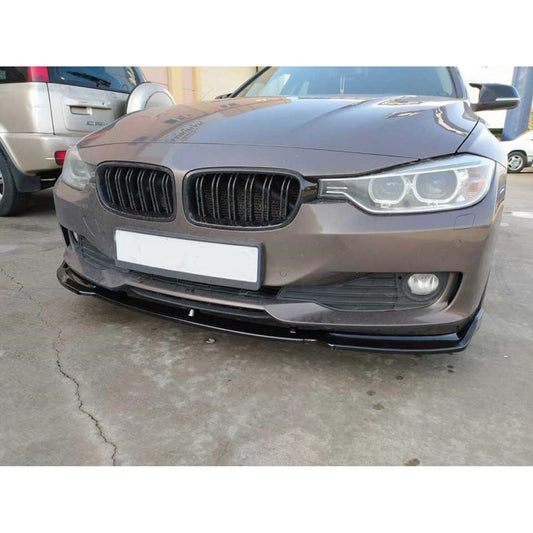 Dokładka Zderzaka Przedniego do BMW 3 Seria F30 / F30 LCI (2012–2018) – Front Bumper Lip Gloss Piano Black