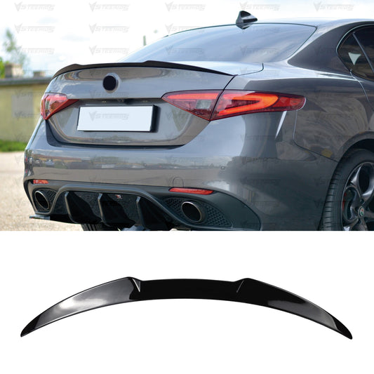 Spoiler Tył (lotka) do Alfa Romeo Giulia (2015–2023) – Gloss Piano Black