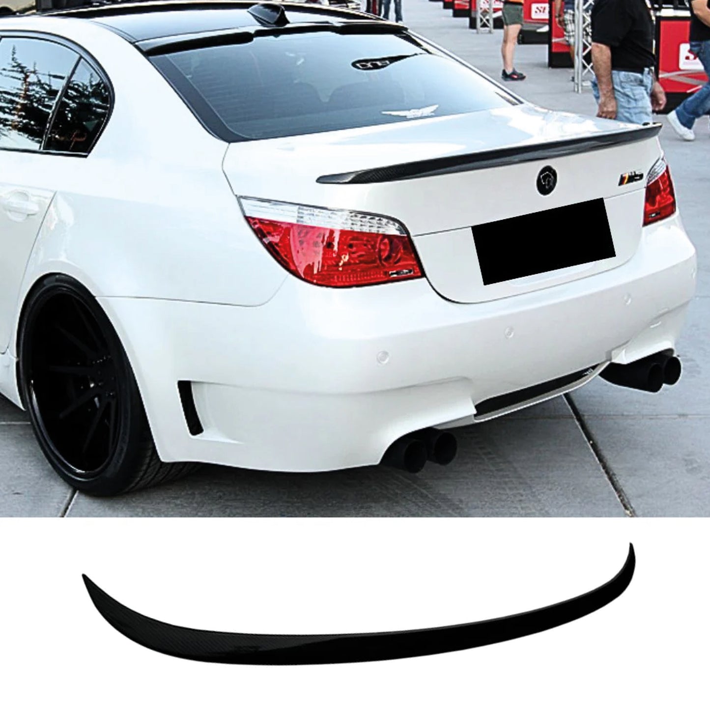 Spoiler Tylny do BMW 5 Seria E60 (2004–2010) – Gloss Piano Black