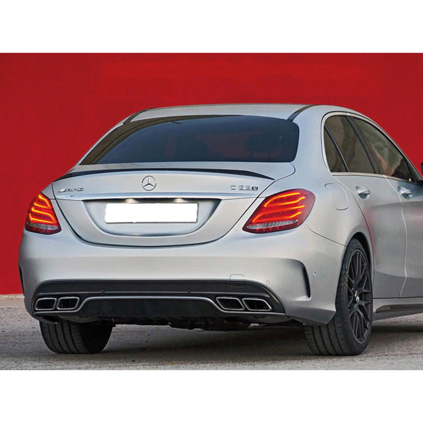 Spoiler Tylny do Mercedes C Klasa W205 (2014–2019) – Gloss Piano Black