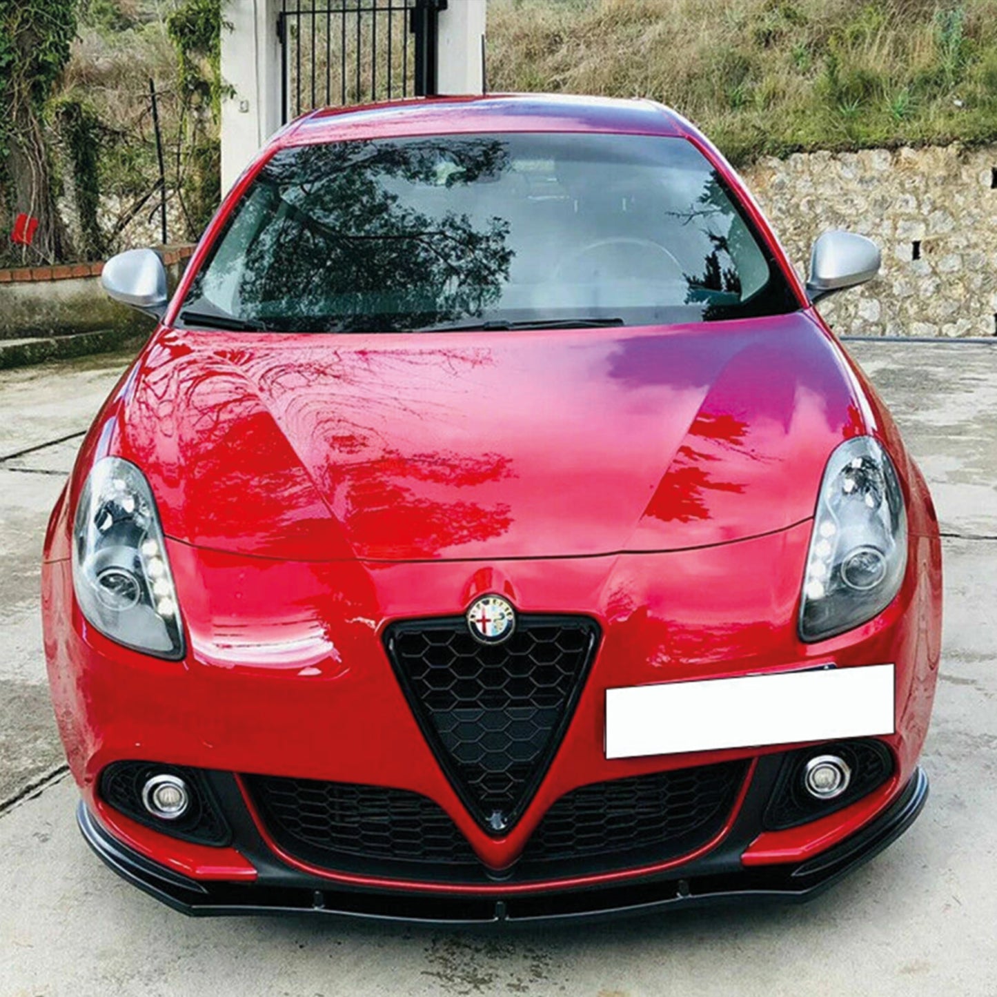 Dokładka Zderzaka Przedniego (Front Bumper Lip) do Alfa Romeo Giulietta 940 (2010–2020) – Zestaw 3-częściowy