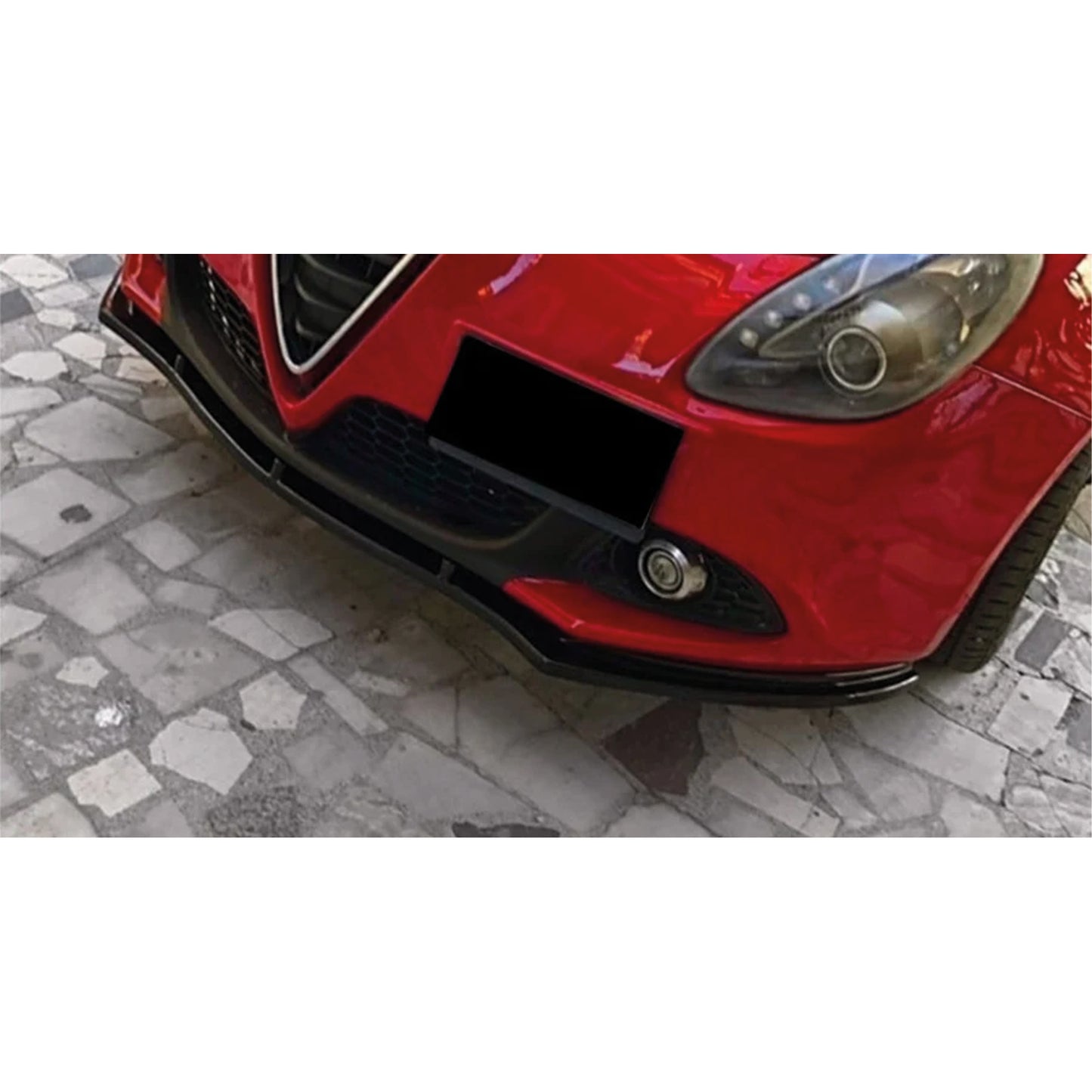 Dokładka Zderzaka Przedniego (Front Bumper Lip) do Alfa Romeo Giulietta 940 (2010–2020) – Zestaw 3-częściowy