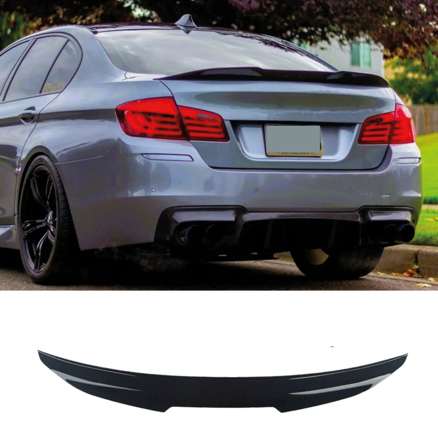 Spoiler Tylny do BMW 5 Seria F10 (2010–2017) – PSM Style Gloss Piano Black