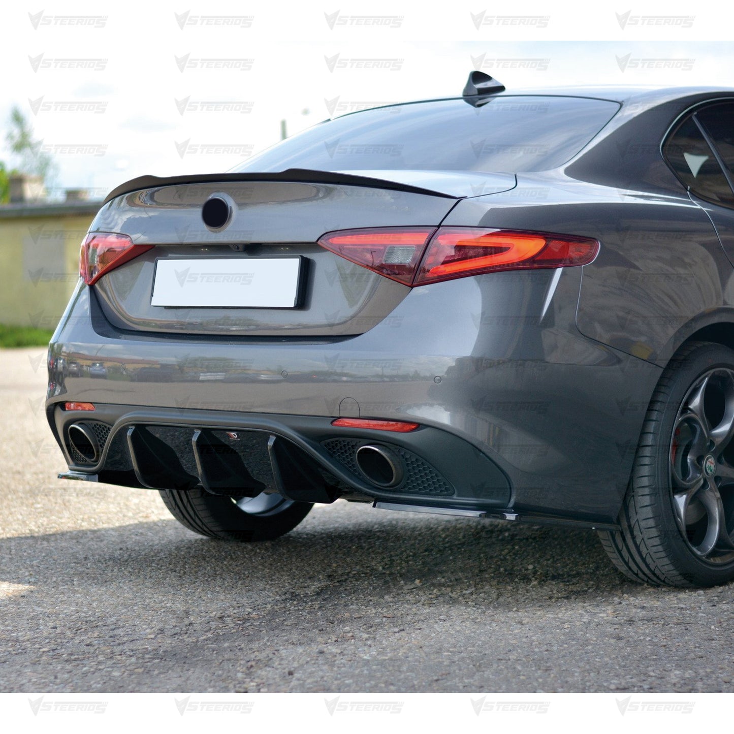 Spoiler Tył (lotka) do Alfa Romeo Giulia (2015–2023) – Gloss Piano Black