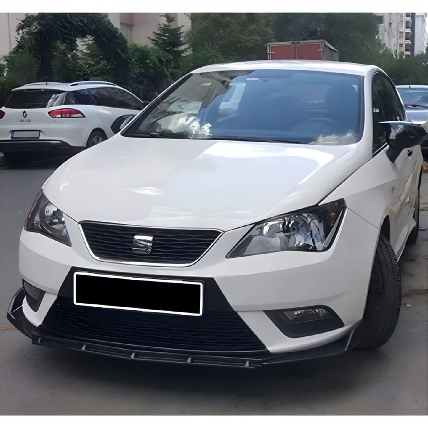 Dokładka Zderzaka Przedniego do Seat Ibiza Mk4 6J 6P (2009–2017) – Front Bumper Lip Gloss Piano Black