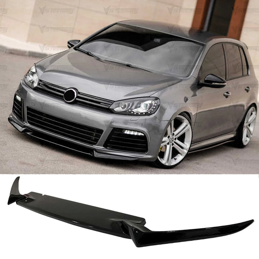 Dokładka Zderzaka Przedniego do VW Golf 6 R MK6 (2008–2012) – Mrt Model Gloss Piano Black