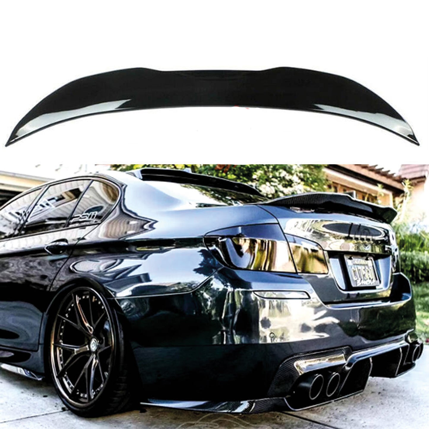 Spoiler Tylny do BMW 5 Seria F10 (2010–2017) – PSM Style Gloss Piano Black