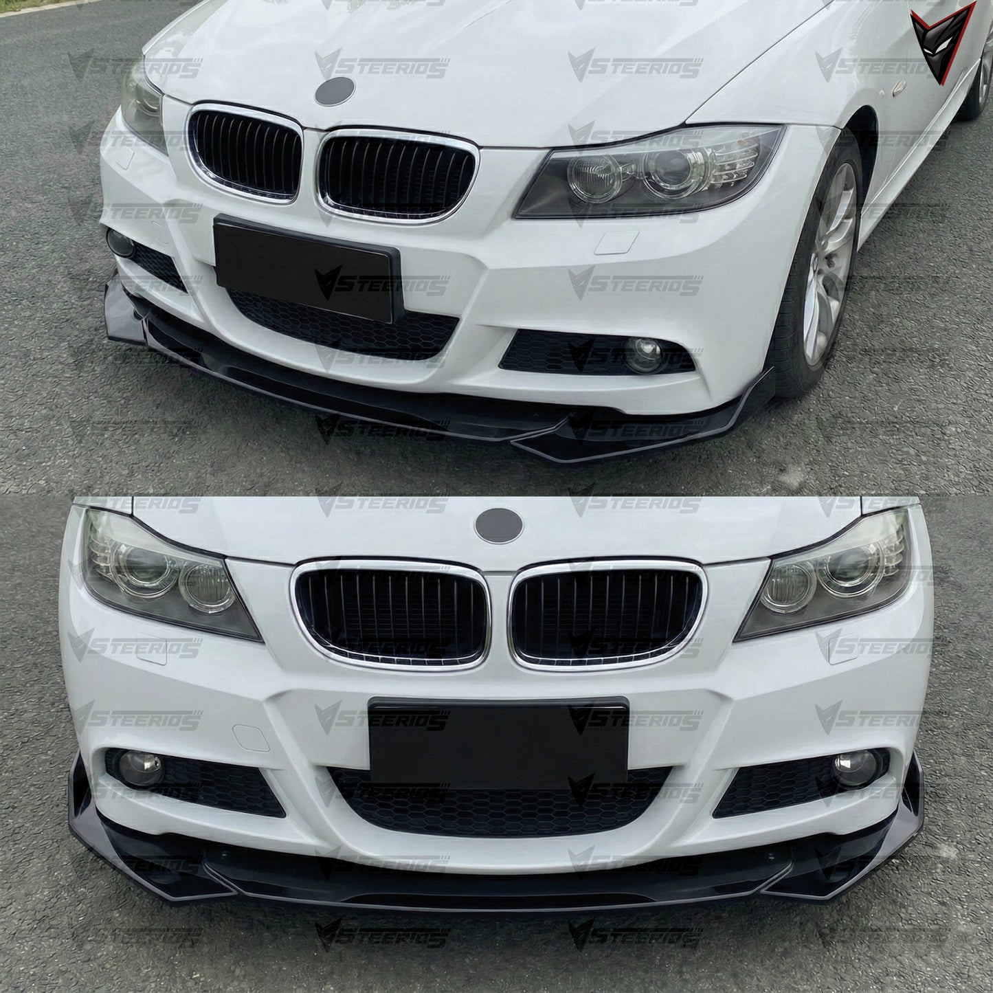Dokładka Zderzaka Przedniego do BMW Serii 3 i 5 (E90 E92 E46 F30 F32 E60) – Front Bumper Lip B-Type Gloss Piano Black