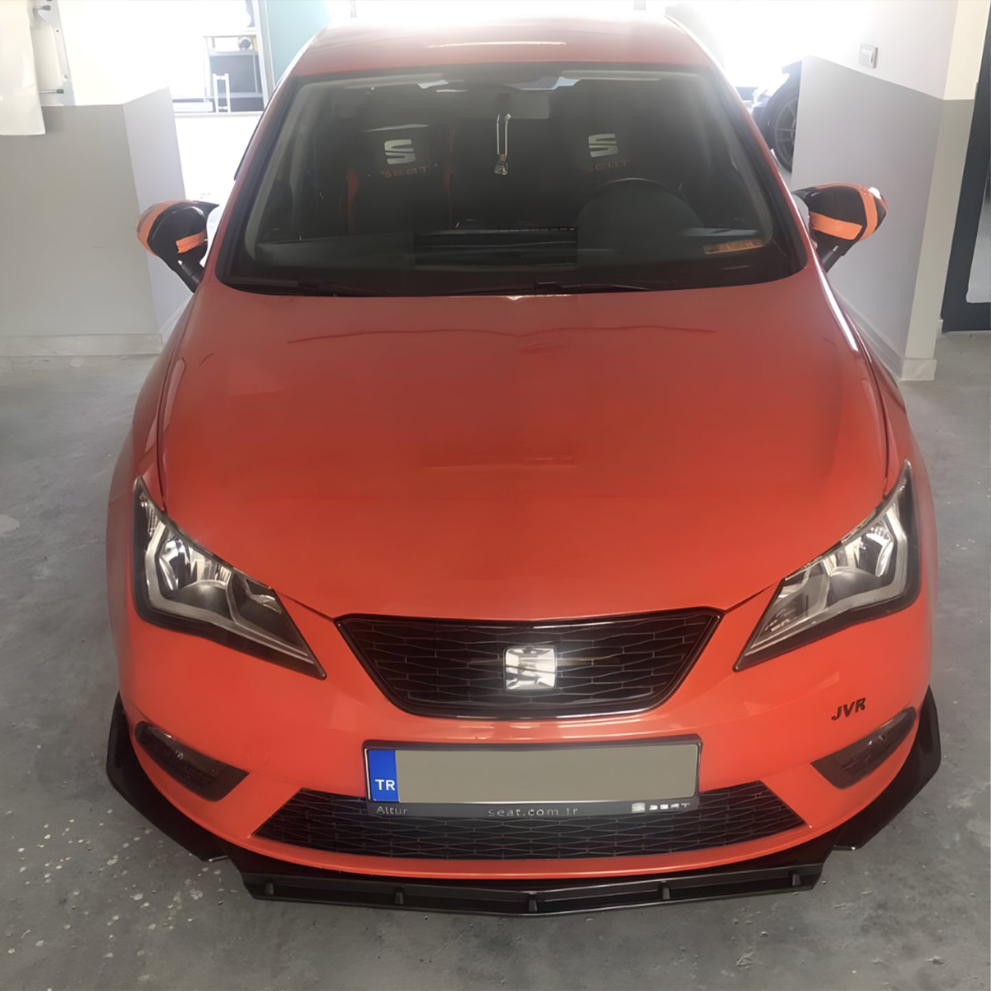 Dokładka Zderzaka Przedniego do Seat Ibiza Mk4 6J 6P (2009–2017) – Front Bumper Lip Gloss Piano Black