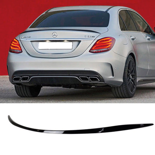 Spoiler Tylny do Mercedes C Klasa W205 (2014–2019) – Gloss Piano Black