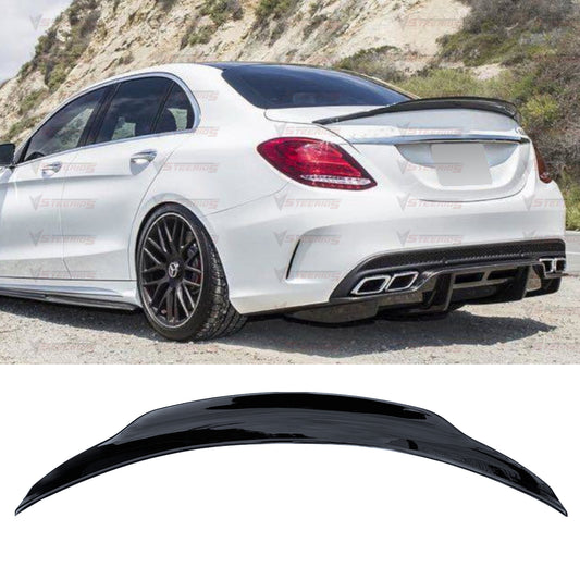 Spoiler Tylny PSM Style do Mercedes Klasa C W205 (2015–2019) – Gloss Piano Black