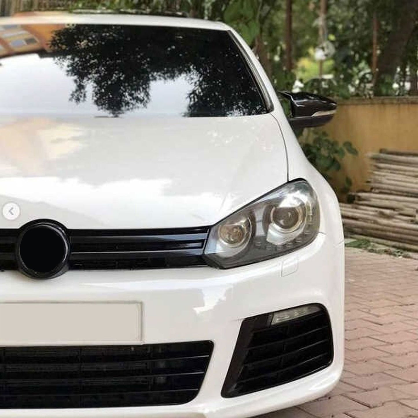 Nakładki na Lusterka do VW Golf 6 MK6 (2008–2012) – Bat Model Bright Black