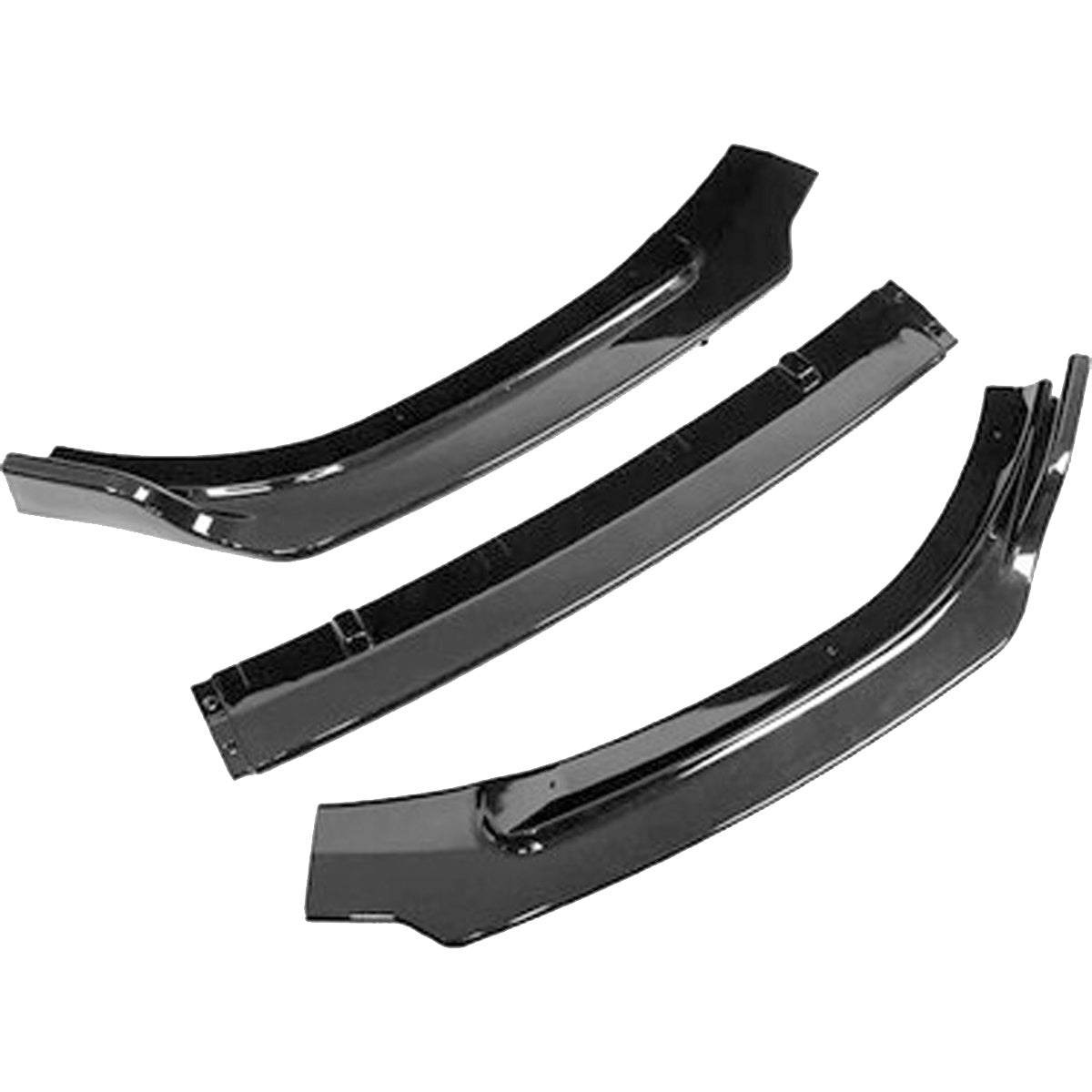 Dokładka Zderzaka Przedniego do VW Polo (2009–2017) – Front Bumper Lip Universal 3-Piece Gloss Black