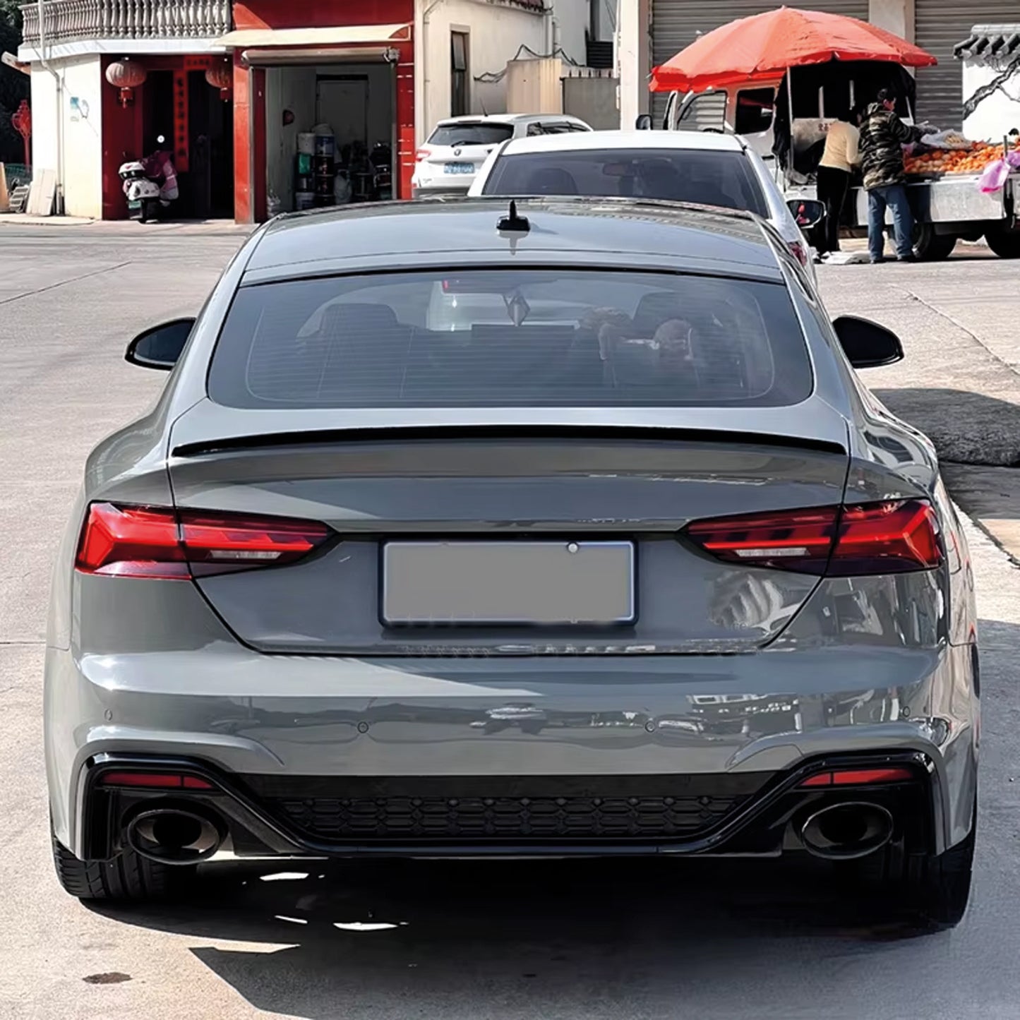 Spoiler Tylny do Audi A5 B9 Coupe / Sportback (2017–2021) – Sport Style Gloss Piano Black