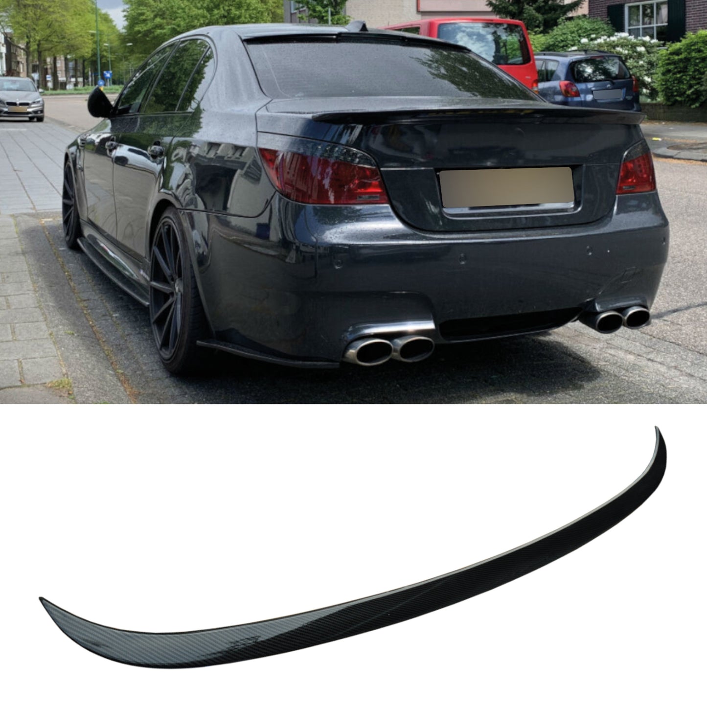 Spoiler Tylny do BMW 5 Seria E60 (2004–2010) – Gloss Piano Black
