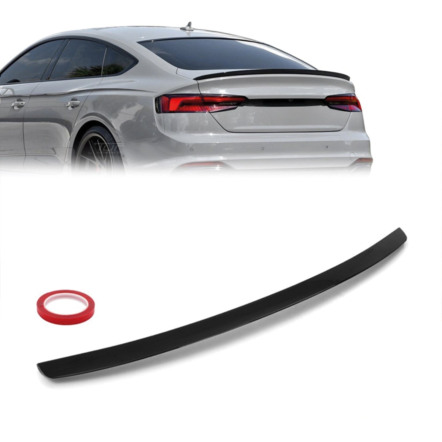 Spoiler Tylny do Audi A5 B9 Coupe / Sportback (2017–2021) – Sport Style Gloss Piano Black