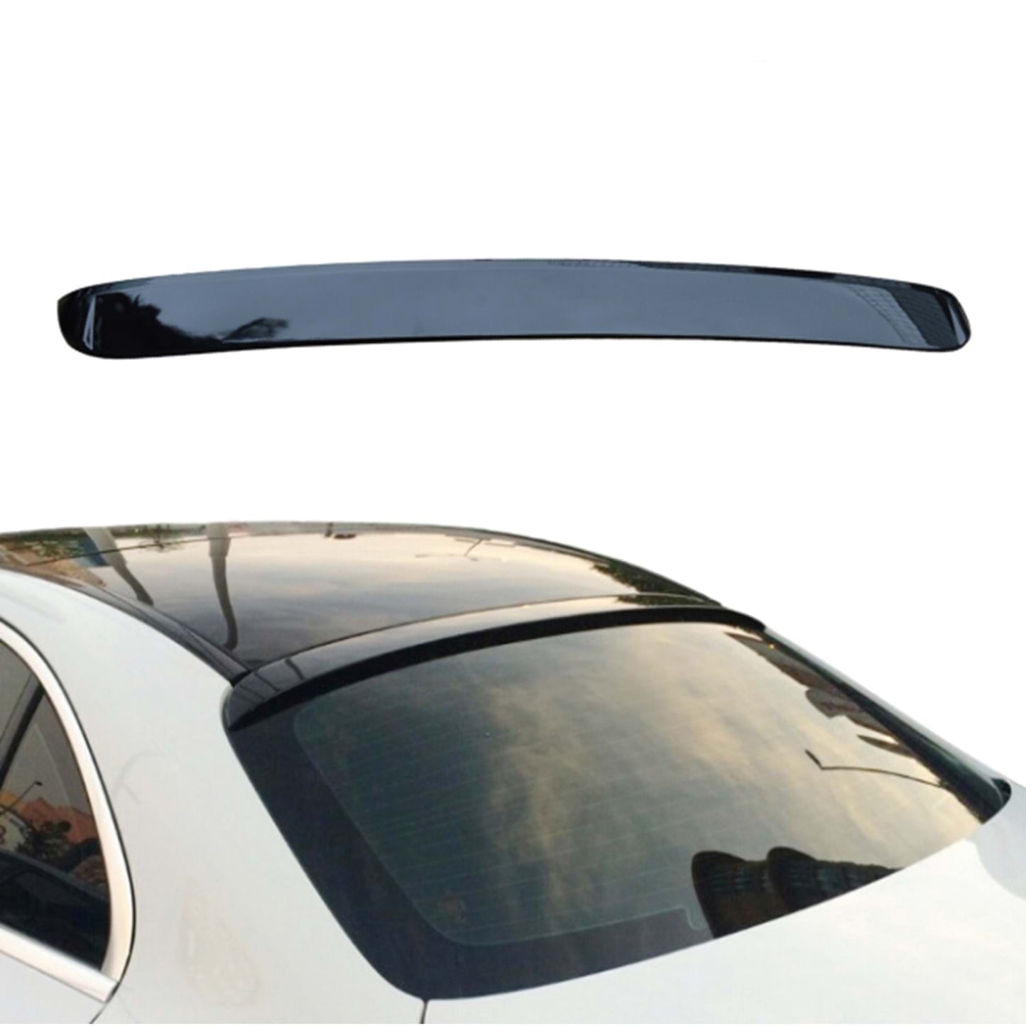 Spoiler Dachowy do Mercedes C Klasa W205 AMG (2015–2021) – Gloss Piano Black