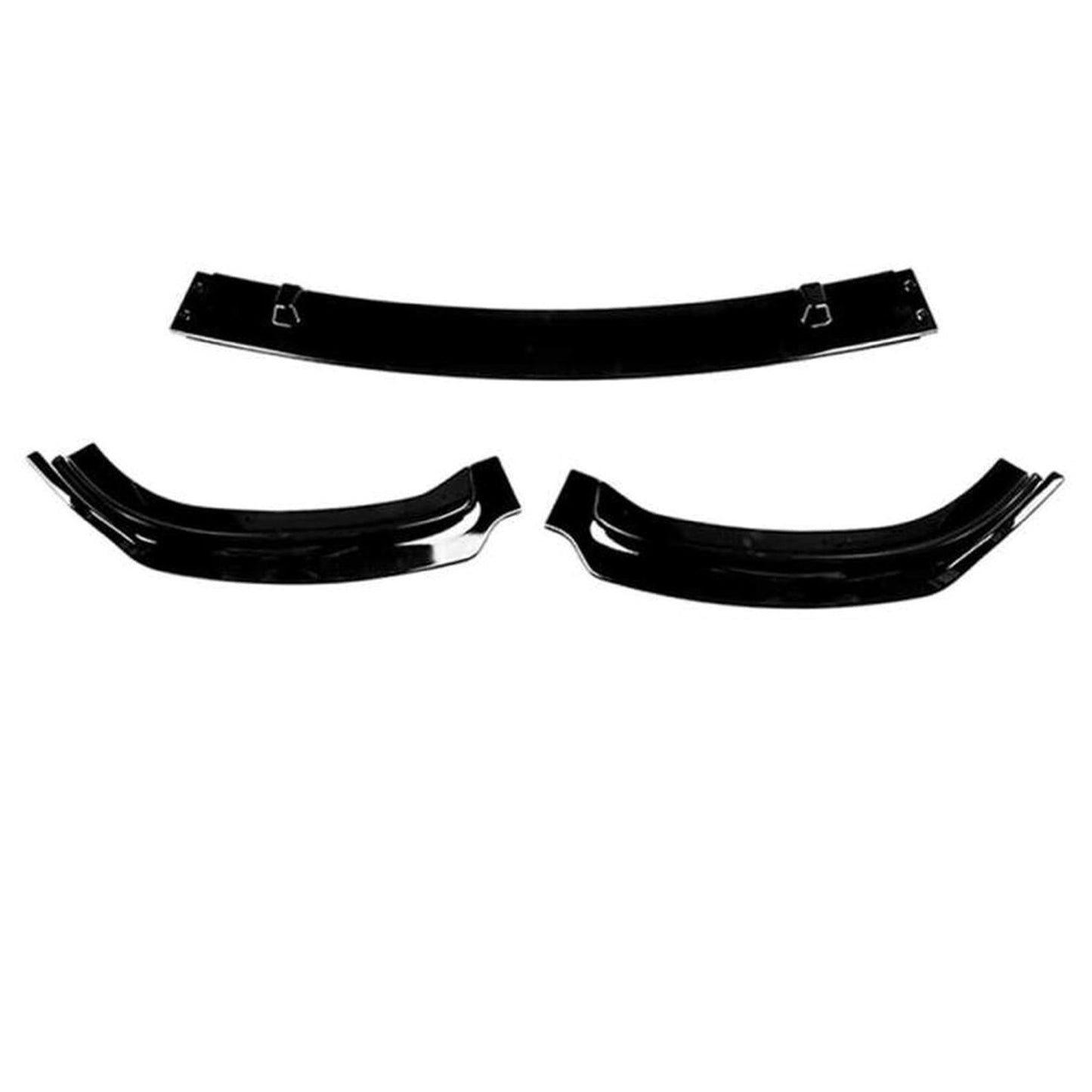 Dokładka Zderzaka Przedniego do BMW 3 Seria F30 / F30 LCI (2012–2018) – Front Bumper Lip Gloss Piano Black